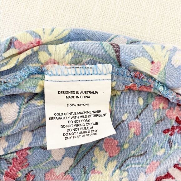 Anthropologie Abel the Label Floral Ruffle Dress - Picture 8 of 8